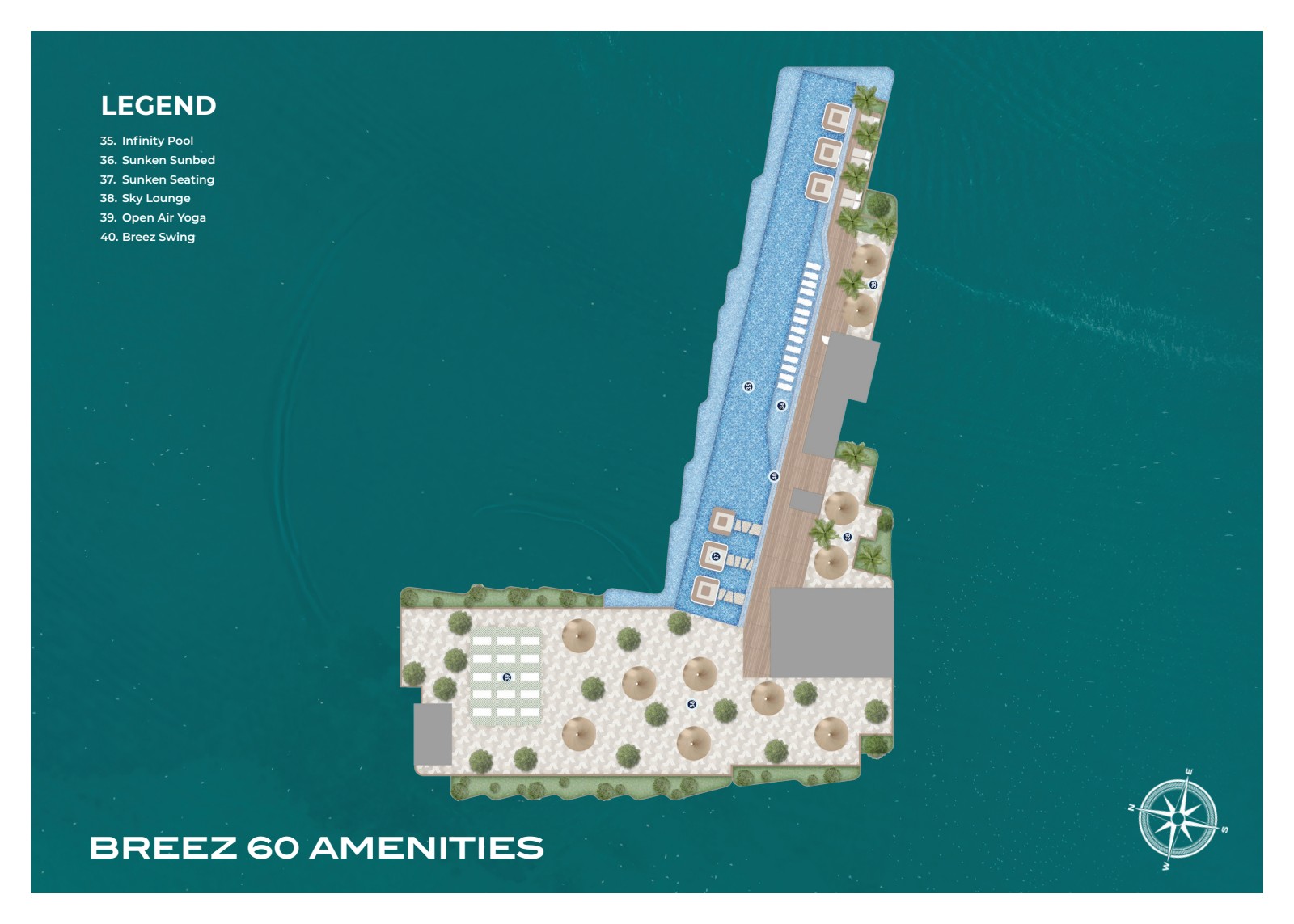 Breez Rooftop Amenities